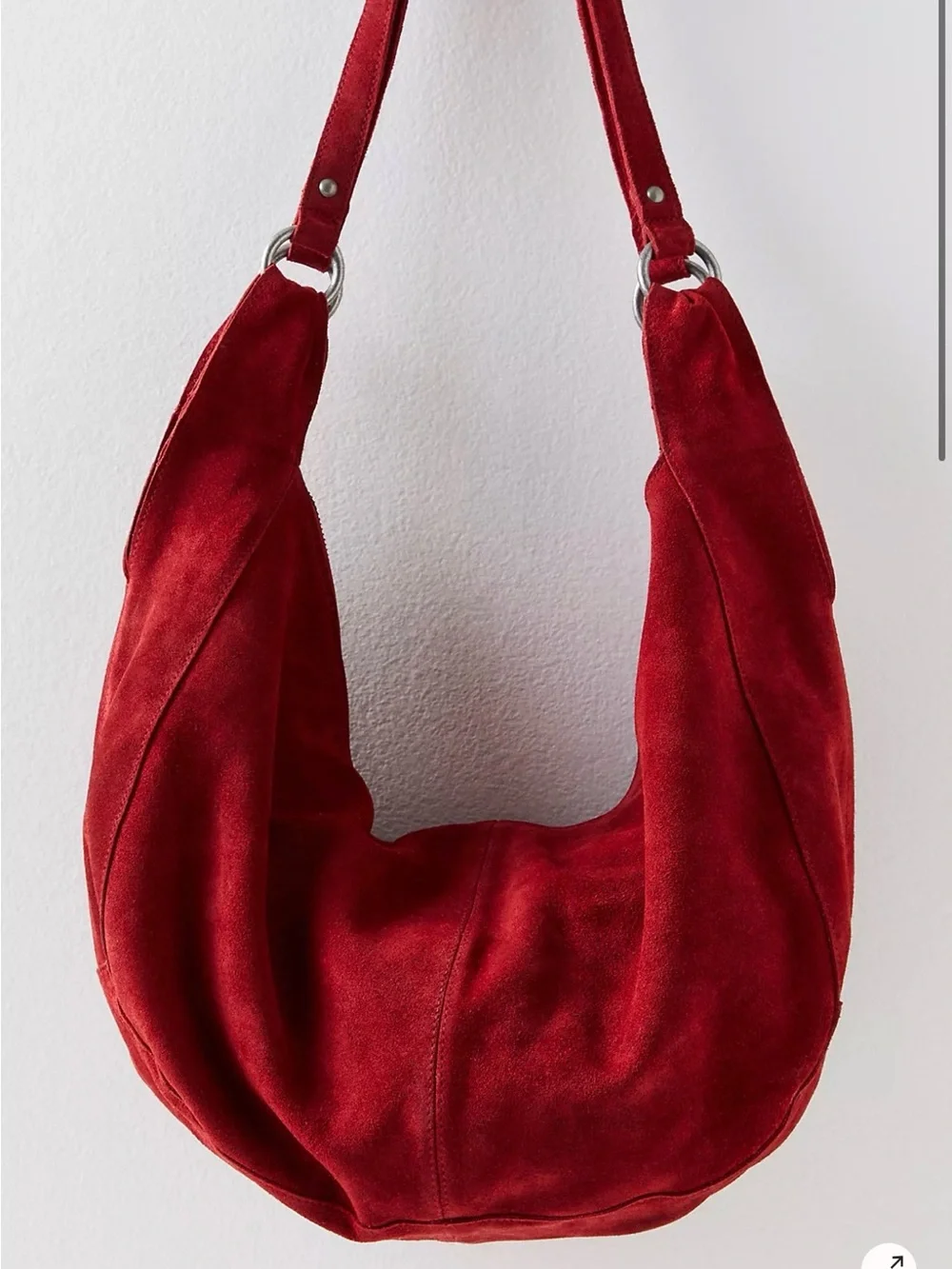 Free People Roma Suede Hobo Tote Bag - Picture 3 of 12